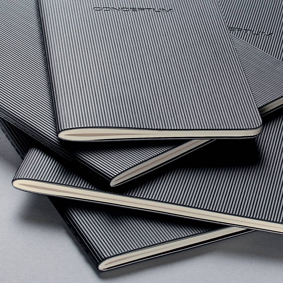 Notizheft Softcover, A6, kariert, schwarz CONCEPTUM CO864 CONCEPTUM CO864 Softcover