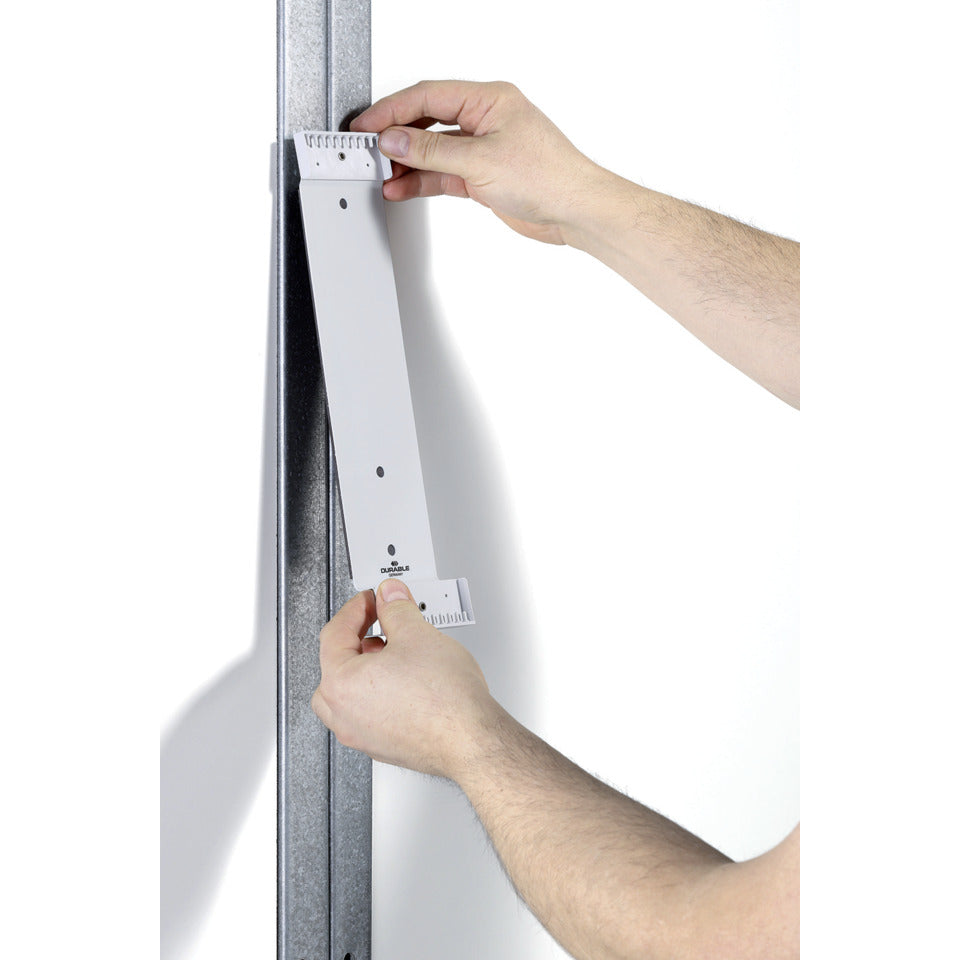 Sichttafelsystem VARIO® MAGNET WALL 10, schwarz, 10 Sichttafeln A4 DURABLE 591801 DURABLE 591801 VARIO