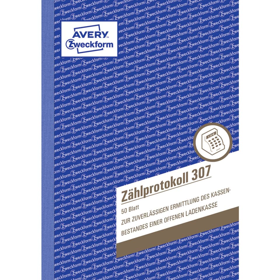 Zählprotokoll, A5, 50 Blatt AVERY ZWECKFORM 307
