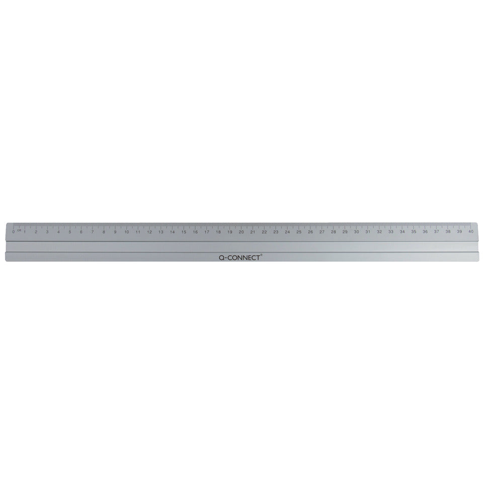 Alulineal, 40cm, silber Q-CONNECT KF03679