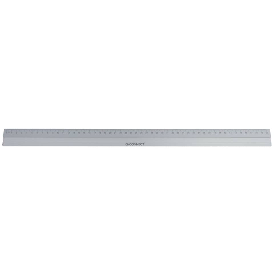 Alulineal, 50cm, silber Q-CONNECT KF03680