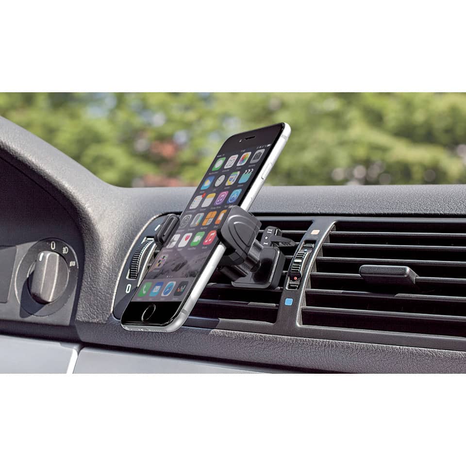 Smartphone-Halter Clip-it, schwarz WEDO 60 06101 WEDO 60 06101/60 05101 zum Klemmen
