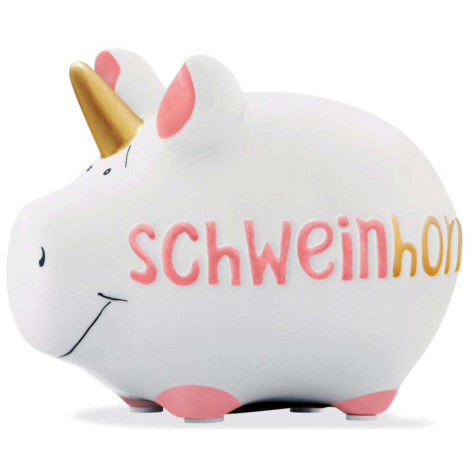 Sparschwein klein "Schweinhorn", 12,5 x 9 x 9 cm, Keramik KCG 101599 KCG 10027113 Schweinhorn