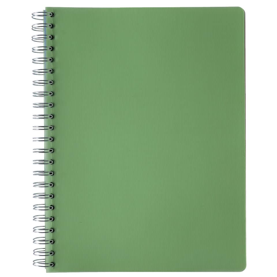 Collegeblock, A4, 140 Blatt, PP, kariert, grün DONAU 7525201-06 DONAU 7525201-06 140BL 80g