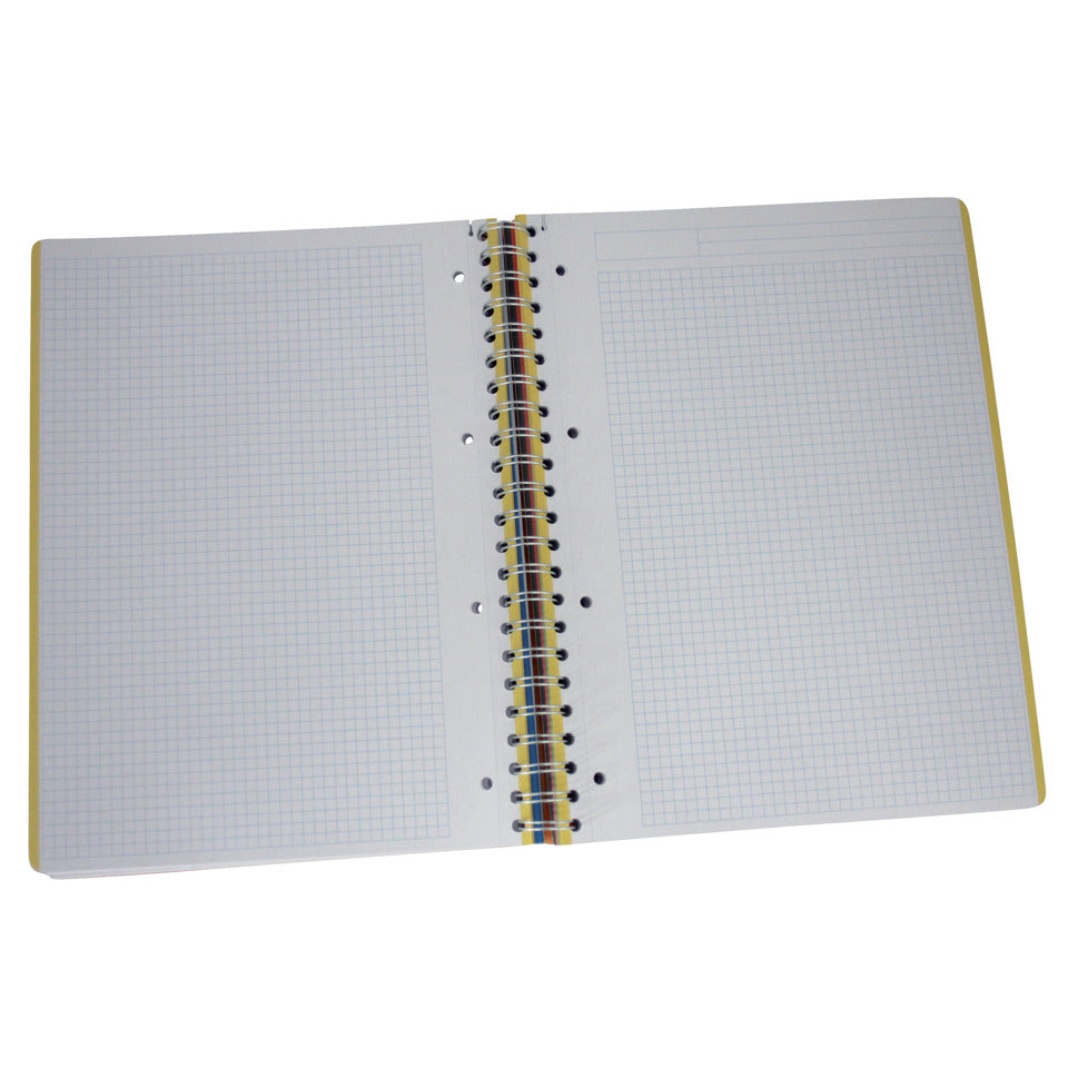 Collegeblock, A4, 140 Blatt, PP, kariert, grün DONAU 7525201-06 DONAU 7525201-06 140BL 80g