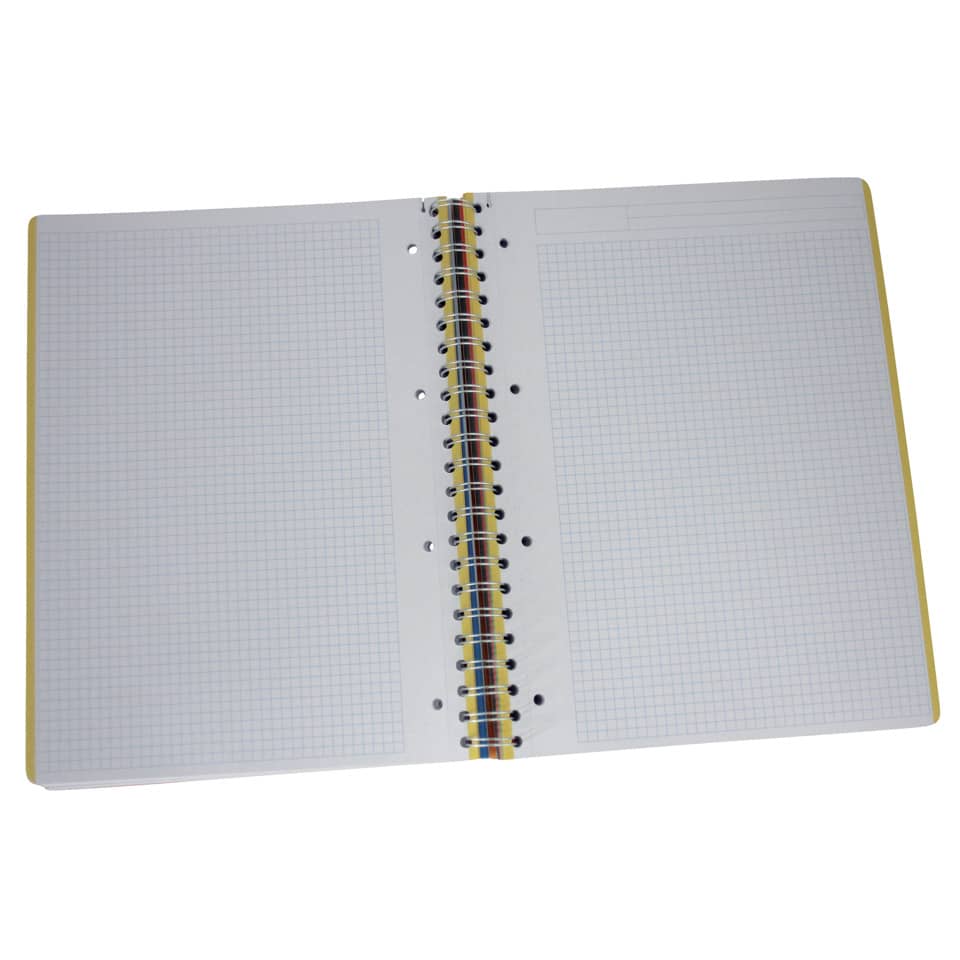 Collegeblock, A4, 140 Blatt, PP, kariert, orange DONAU 7525201-12 DONAU 7525201-12 140BL 80g