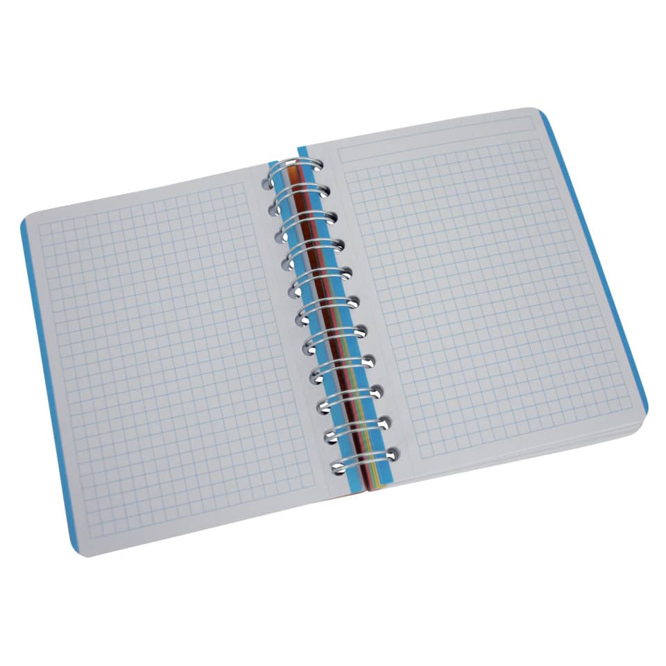 Collegeblock, A6, 140 Blatt, PP, kariert, blau DONAU 7527201-10 DONAU 7527201-10 140BL 80g