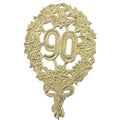 Jubiläumszahl gold „90“, 8 x 12 cm DEMMLER 1225900192 DEKORATIV 1225900192  8x12cm