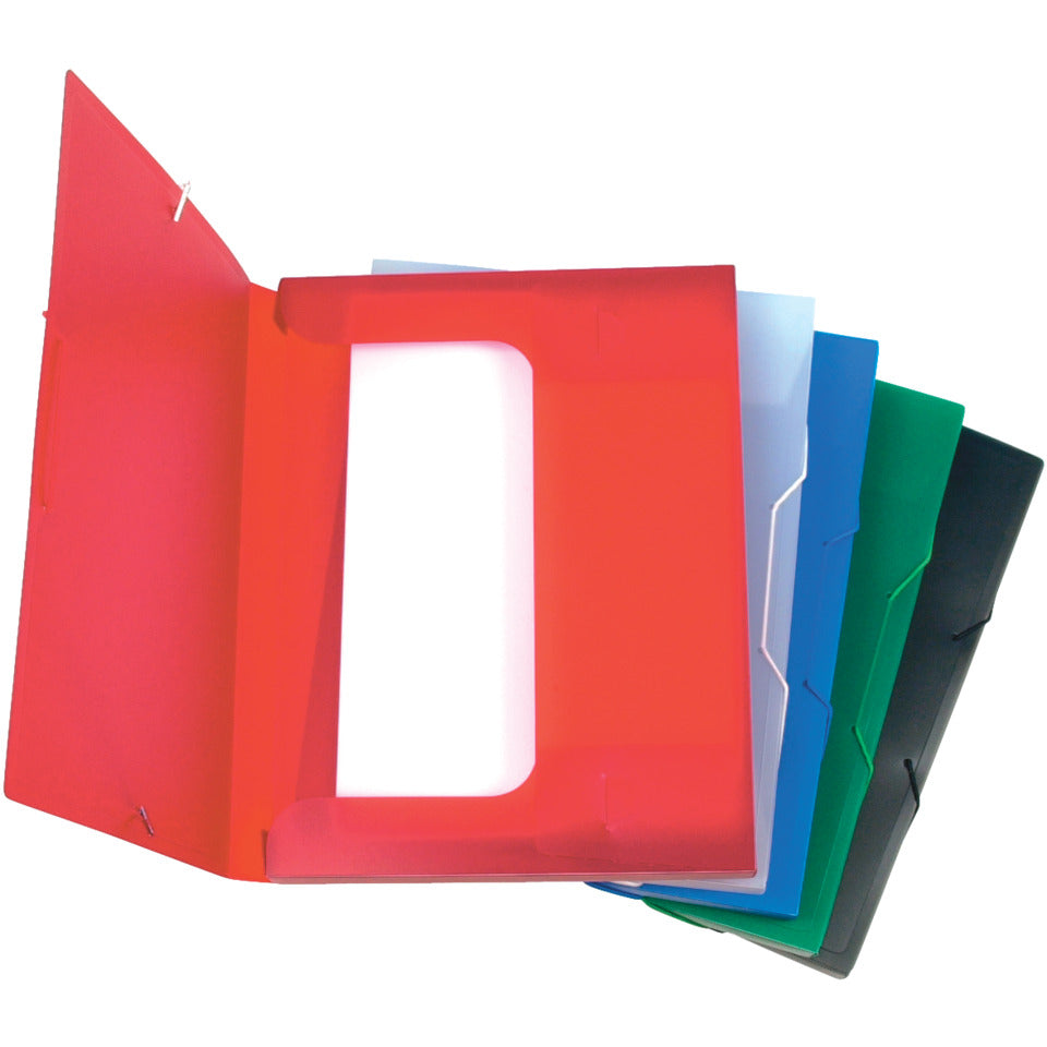 Heftbox, A4, 25mm, transluzent blau Q-CONNECT KF02307 Q-CONNECT KF02307 25mm