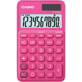 Taschenrechner SL-310UC, Solar/Batterie, 10-stellig, rot CASIO SL-310UC-RD