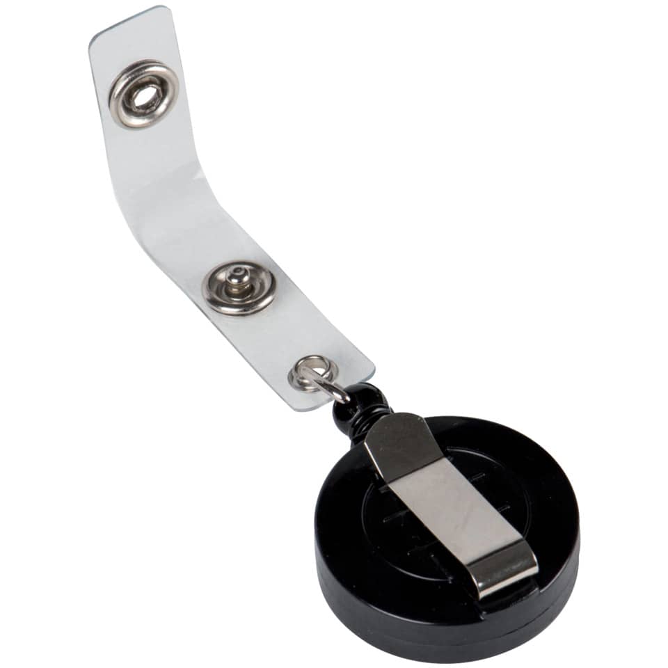Ausweishalter mit Metallclip, 10 Stück, schwarz Q-CONNECT KF14147 Q-CONNECT KF14147 mit Metallclip