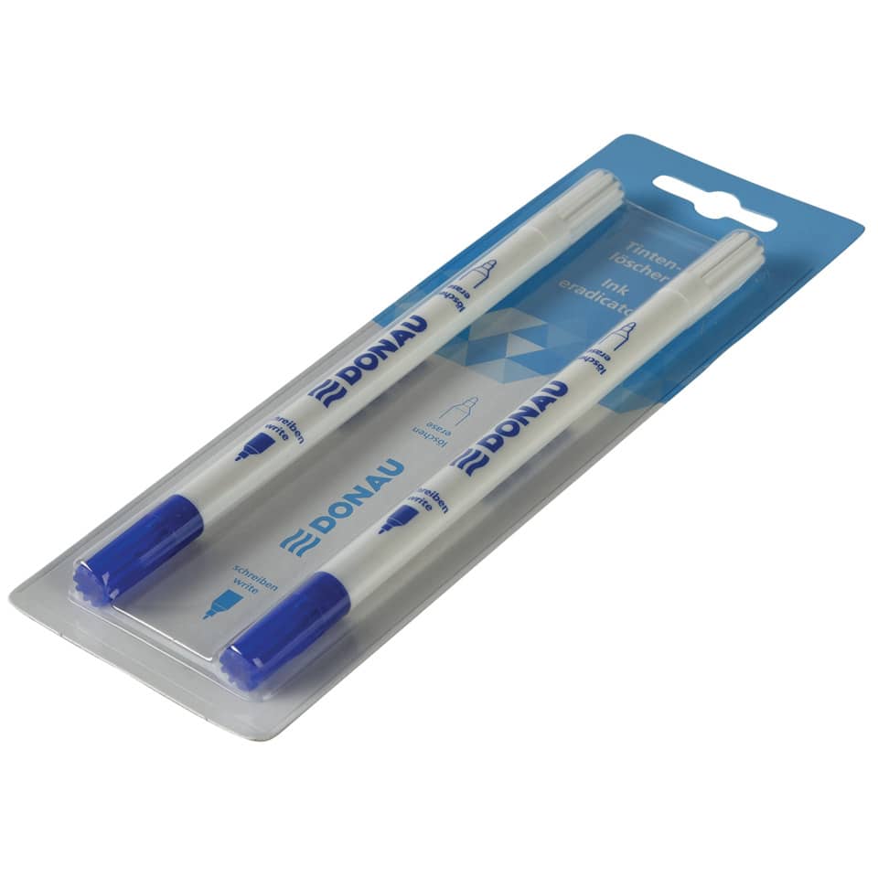 Tintenlöscher, 2 Stück, Blisterkarte DONAU 4600001-10 DONAU 4600001-10 Blisterkarte