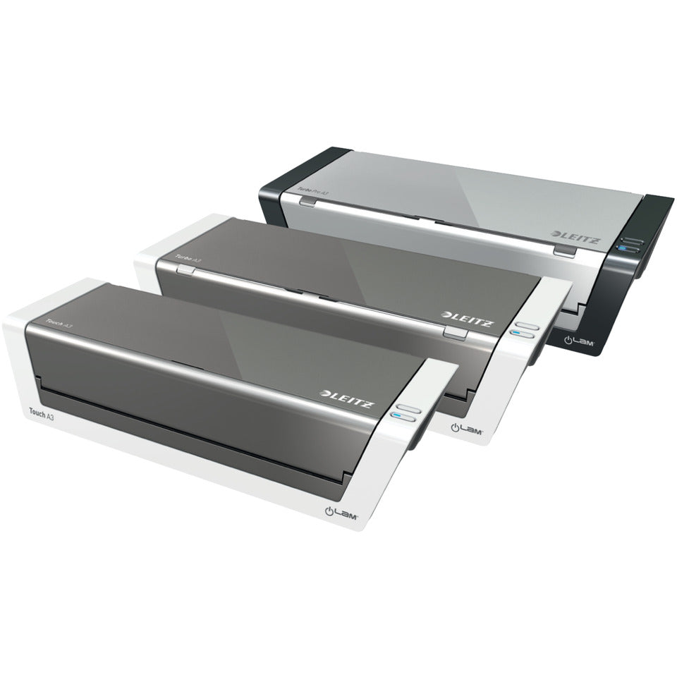 Laminator iLAM Touch 2 Turbo A3, 80-250my, weiß hochglanz/anthrazit LEITZ 7520-00-00