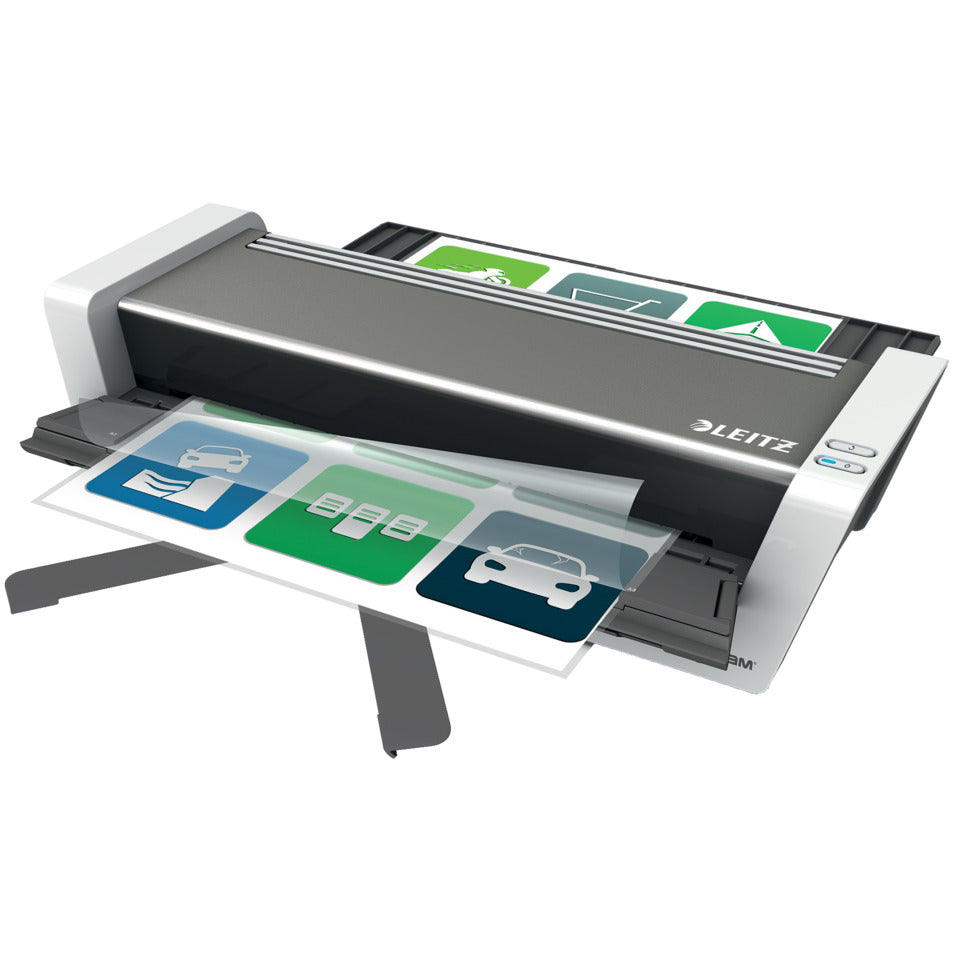 Laminator iLAM Touch 2 Turbo A3, 80-250my, weiß hochglanz/anthrazit LEITZ 7520-00-00