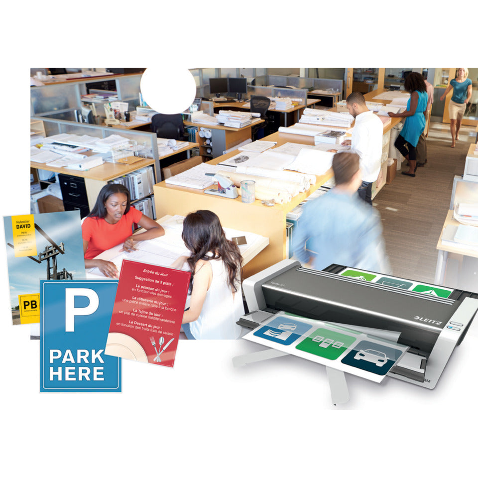Laminator iLAM Touch 2 Turbo A3, 80-250my, weiß hochglanz/anthrazit LEITZ 7520-00-00