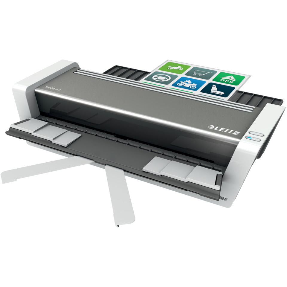 Laminator iLAM Touch 2 Turbo A3, 80-250my, weiß hochglanz/anthrazit LEITZ 7520-00-00