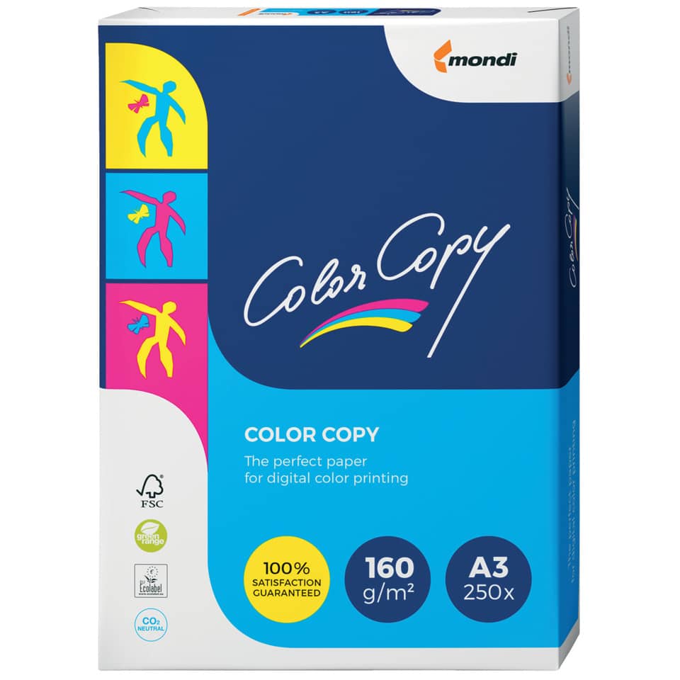 Kopierpapier Color Copy, A3, 160g/m², 250 Blatt, weiß COLOR COPY 8687B16B