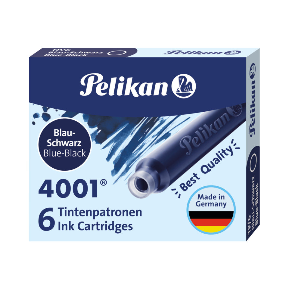 Tintenpatrone 4001® TP/6, 6 Stück, blauschwarz PELIKAN 100435989 PELIKAN 100435989 301184 4001 TP/6