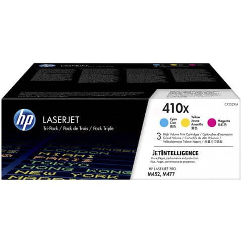 Original HP Tonerkartusche MultiPack C,M,Y (CF252XM,410X,NO410X)
