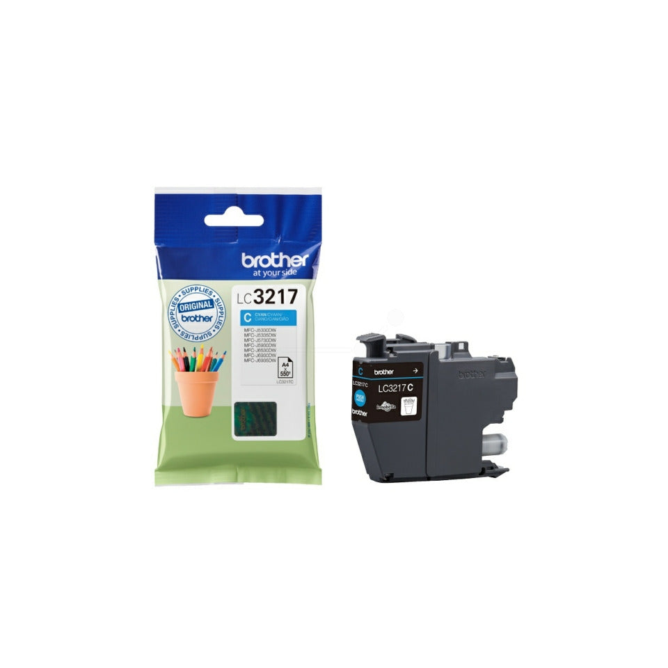 Inkjetpatrone, cyan BROTHER LC3217C