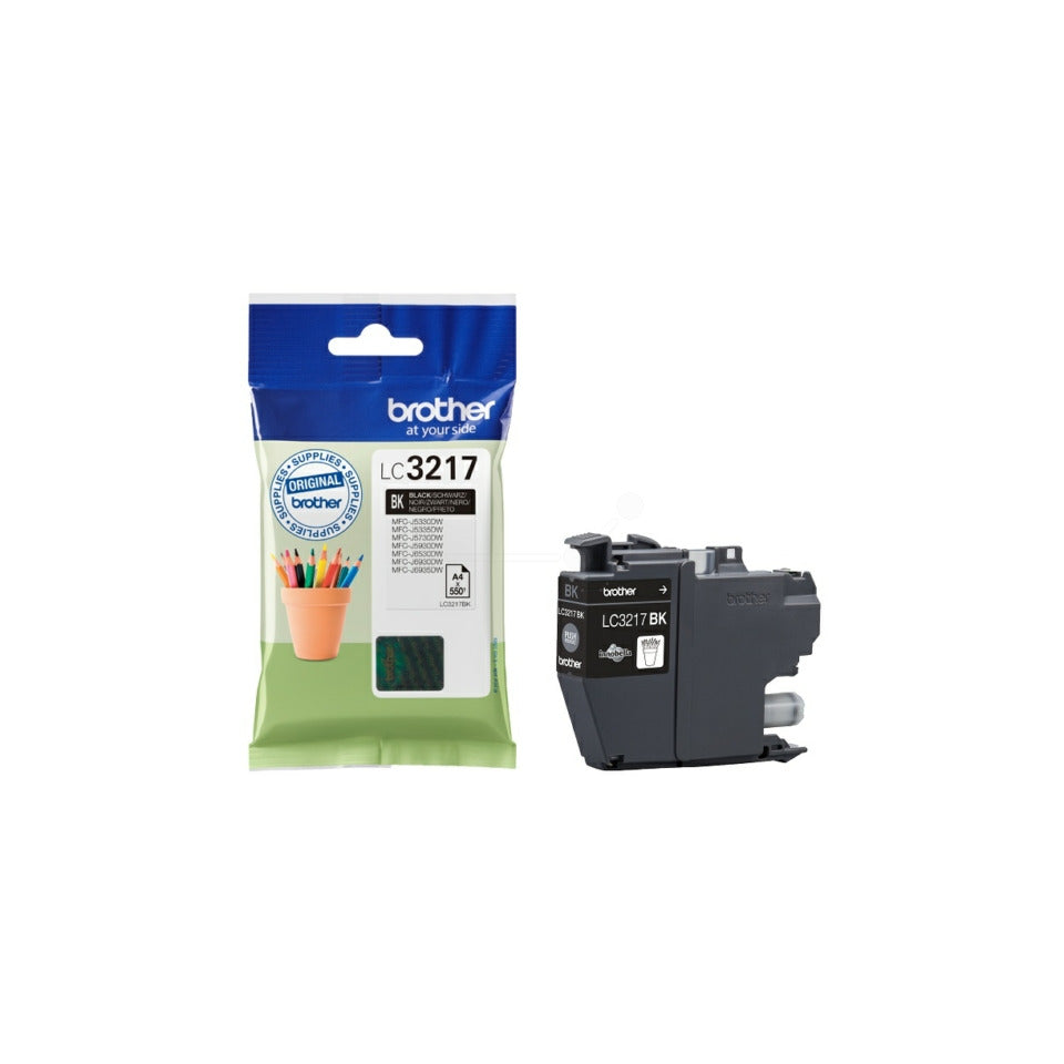 Inkjetpatrone, schwarz BROTHER LC3217BK