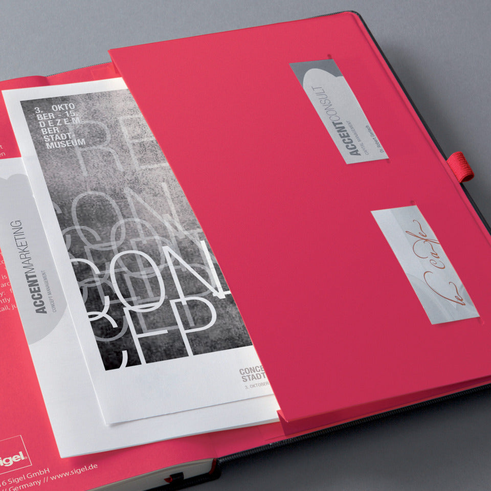 Notizbuch Conceptum Red Edition, ca. A4, Hardcover, liniert, SIGEL CO661 CONCEPTUM CO661 Red Edition