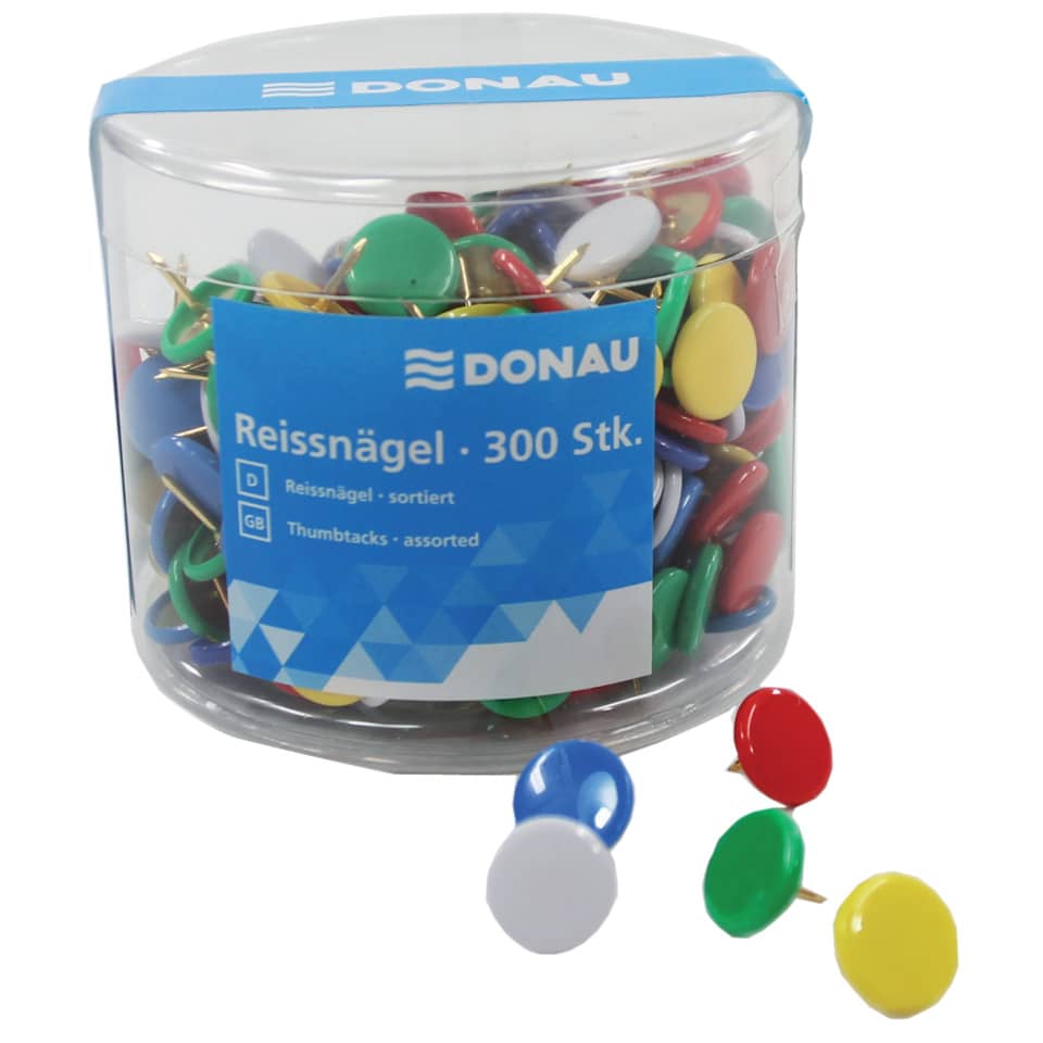 Reissnägel, 300 Stück, sortiert DONAU 7832001-99 DONAU 7832001-99 in Dose