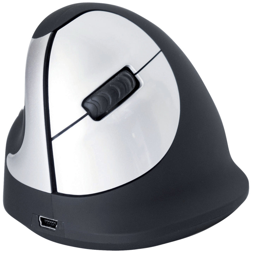Maus Vertical Wireless - Linkshänder, 5 Tasten, 1750dpi, schwarz R-GO RGOHEWLL R-GO TOOLS RGOHEWLL