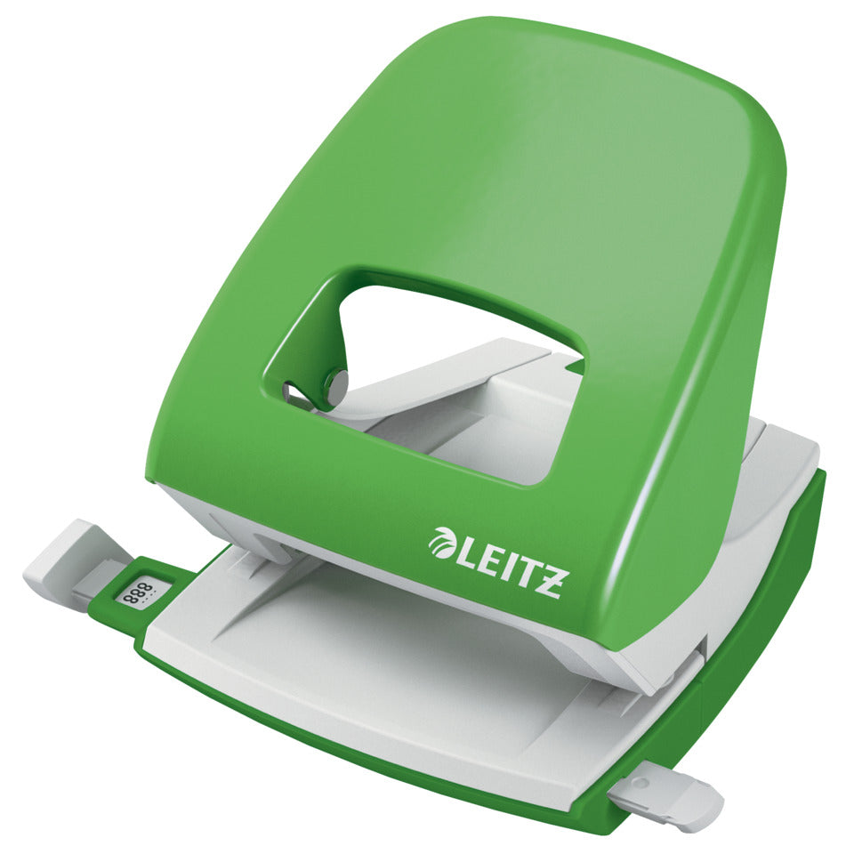 Locher NeXXt, 30 Blatt, Anschlagschiene, Metall, hellgrün LEITZ 5008-00-50 LEITZ 5008-00-50 30 Blatt