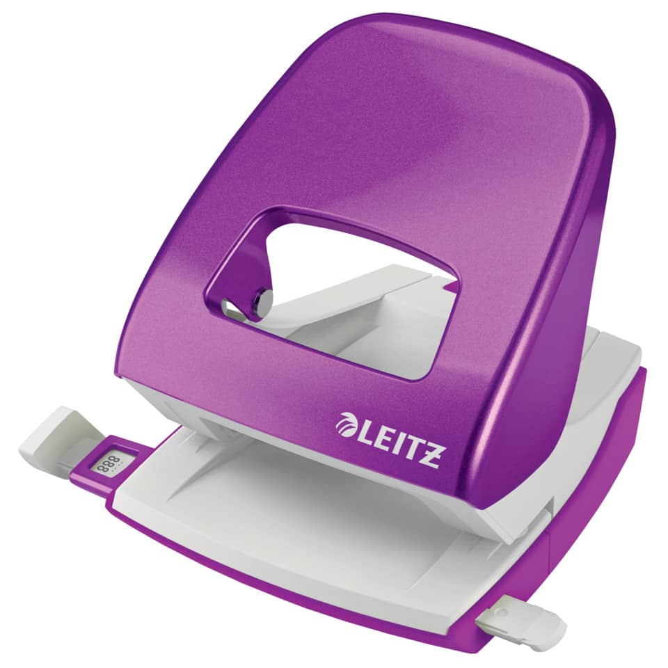 Locher NeXXt WOW, 30 Blatt, Anschlagschiene, Metall, violett LEITZ 5008-10-62 LEITZ 5008-10-62 NeXXt