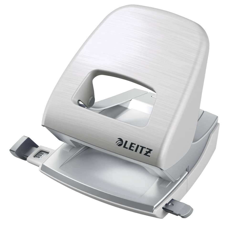 Locher NeXXt Style, 30 Blatt, Anschlagschiene, Metall, arktik weiß LEITZ 5006-00-04 LEITZ 5006-00-04 m. AS