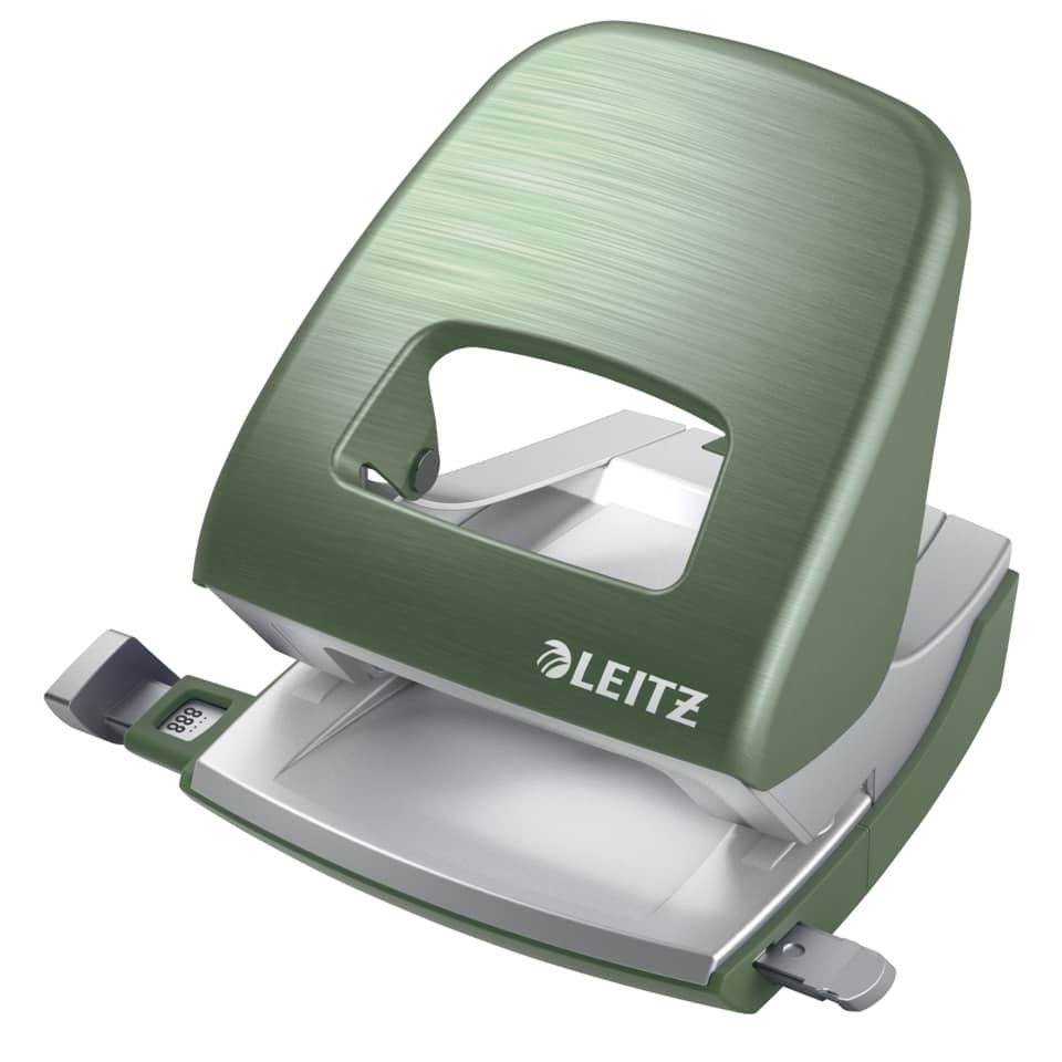 Locher NeXXt Style, 30 Blatt, Anschlagschiene, Metall, seladon grün LEITZ 5006-00-53 LEITZ 5006-00-53 m. AS