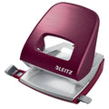 Locher NeXXt Style, 30 Blatt, Anschlagschiene, Metall, granat rot LEITZ 5006-00-28 LEITZ 5006-00-28 m. AS