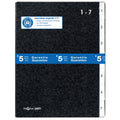 Pultordner 1-7, A4, schwarz PAGNA 24071-04 PAGNA 24071-04 Hartpappe 7tlg