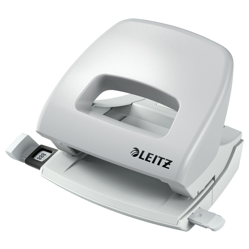 Locher NeXXt, 16 Blatt, Anschagschiene, Metall, grau LEITZ 5038-00-85