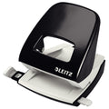 Locher NeXXt, 30 Blatt, Anschlagschiene, Metall, schwarz LEITZ 5008-00-95