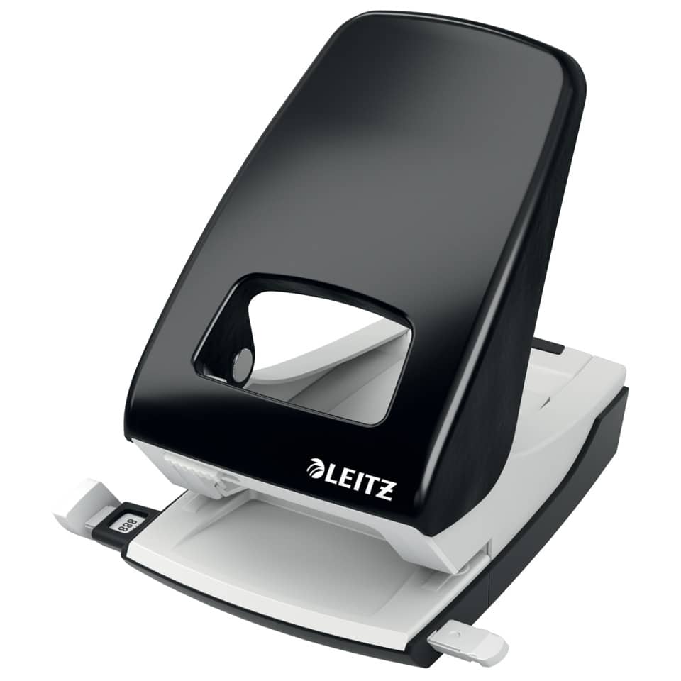 Locher NeXXt, 40 Blatt, Anschagschiene, Metall, schwarz LEITZ 5138-00-95 LEITZ 5138 00 95