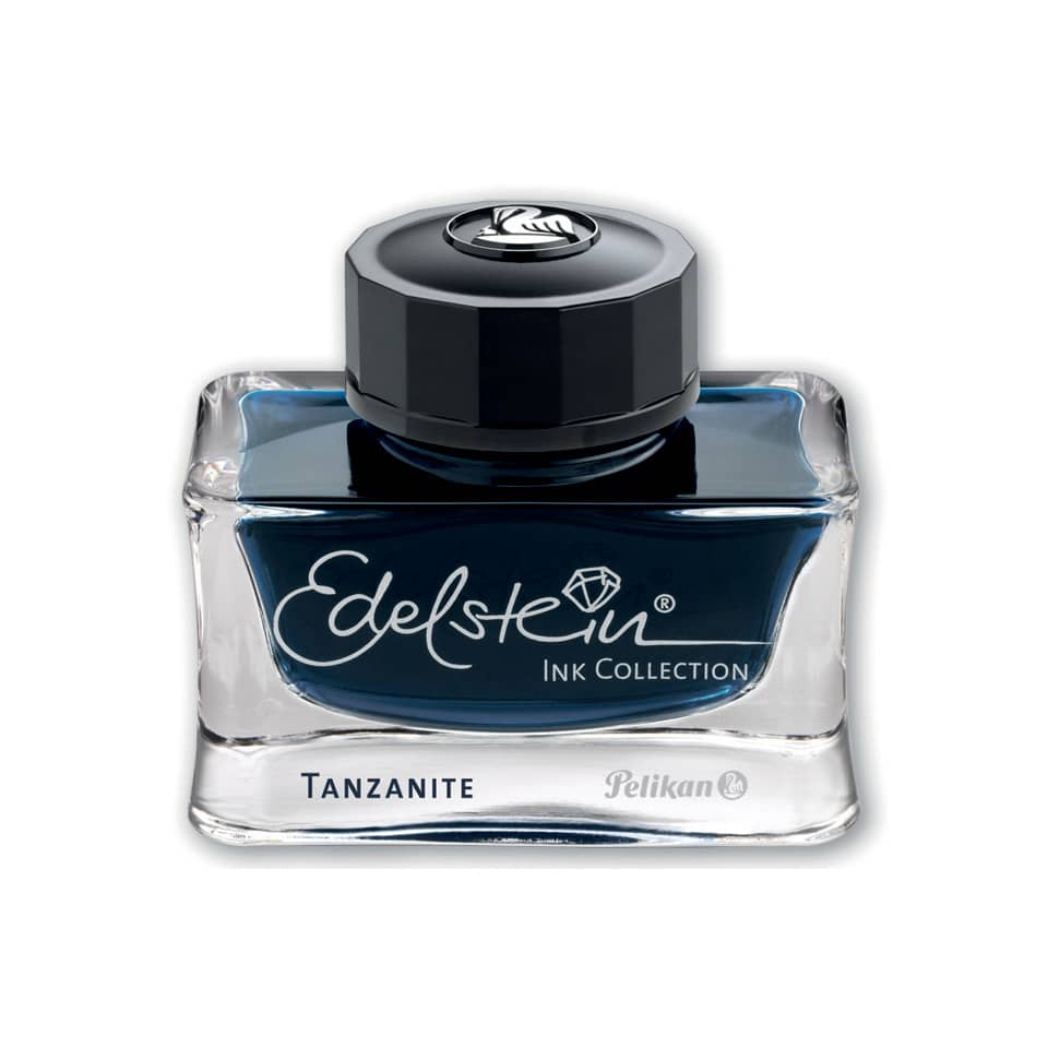Tintenglas Edelstein® Ink, 50ml, tanzanite blau/schwarz PELIKAN 100436211 PELIKAN 100436211 339226 Edelst. 50ml