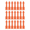 Hinweisetiketten ''Pfeil'', 39x9mm, 63 Stück, leuchtorange AVERY ZWECKFORM 3008