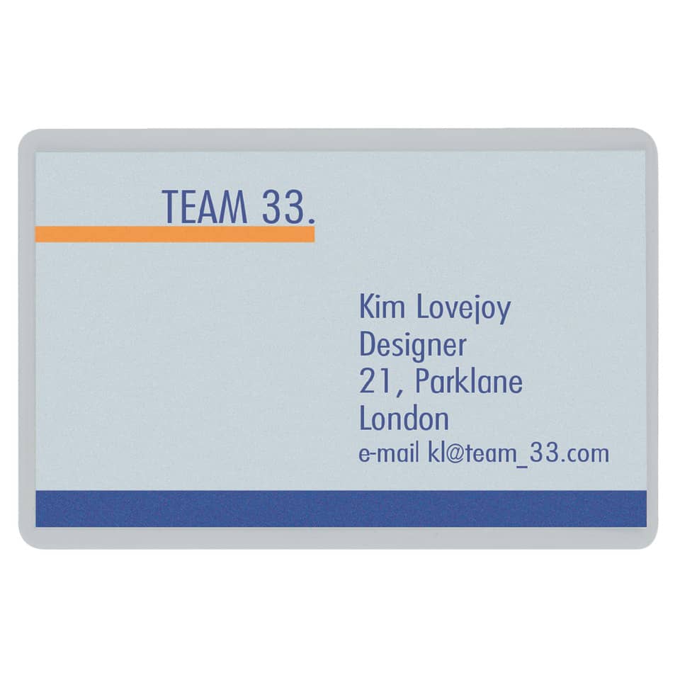 Laminierhülle, 60 x 90 mm, 125 µm, glänzend, 100 Stück LEITZ 7369-00-02 LEITZ 7369-00-02  100ST