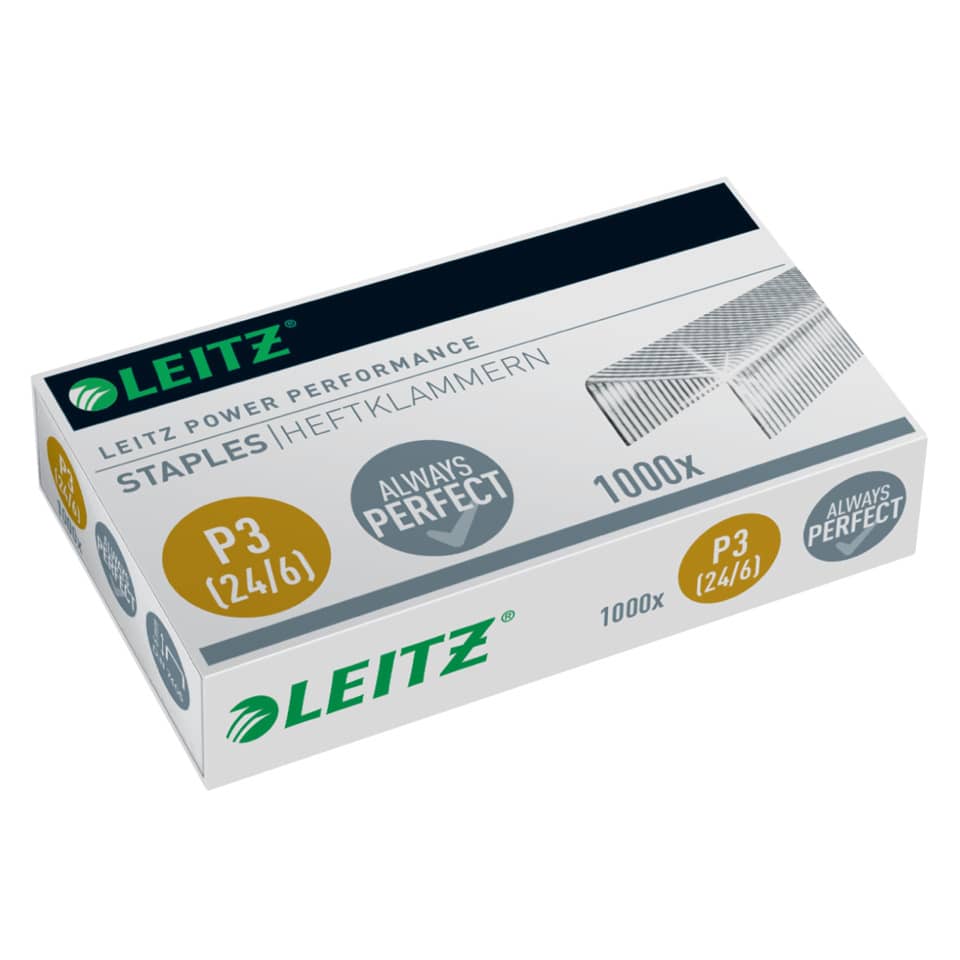 Heftklammer Power Performance P3, 24/6mm, 30 Blatt, 1000 Stück LEITZ 5570-00-00 LEITZ 5570-00-00  1000St