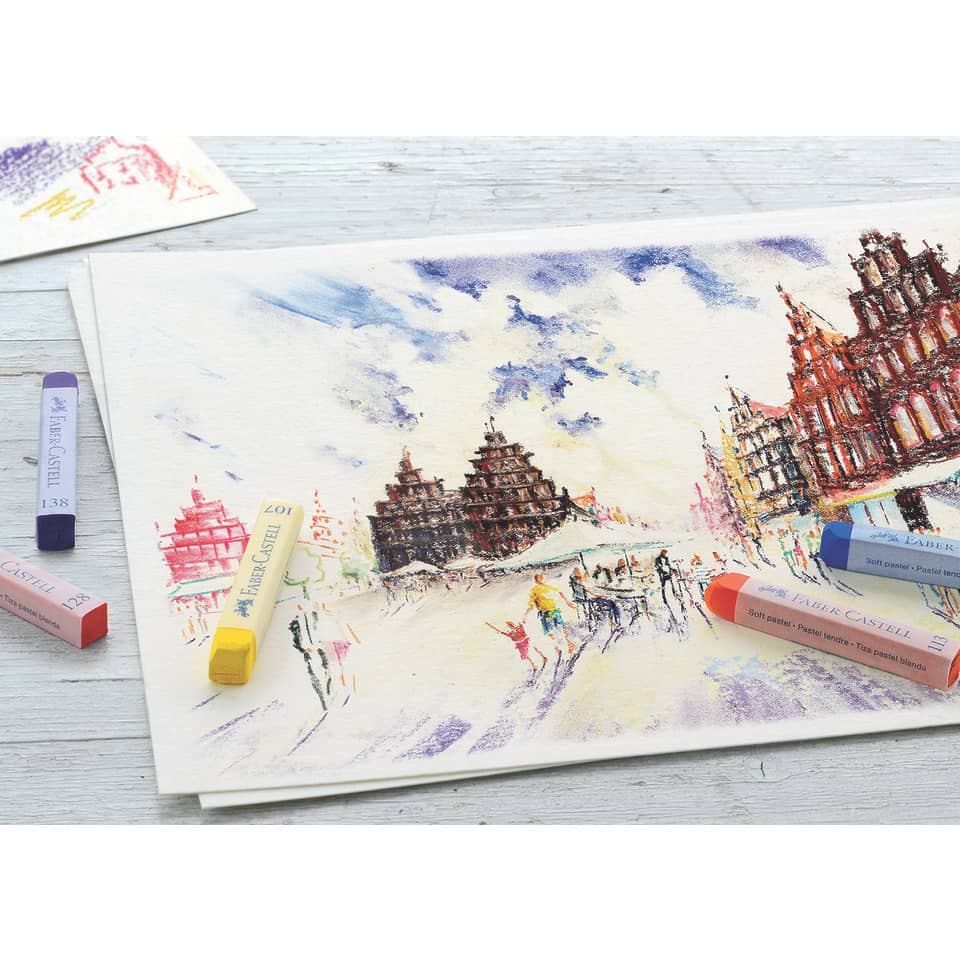 Pastellkreide Goldfaber, Kartonetui, 12 Stück FABER CASTELL 128312 FABER CASTELL 128312 Kartonetui
