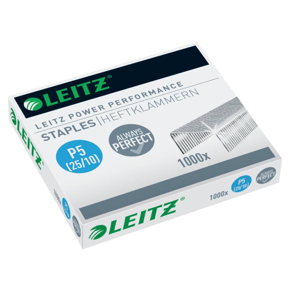 Heftklammer Power Performance P5, 25/10, 60 Blatt, 1000 Stück LEITZ 5574-00-00 LEITZ 5574-00-00  1000St