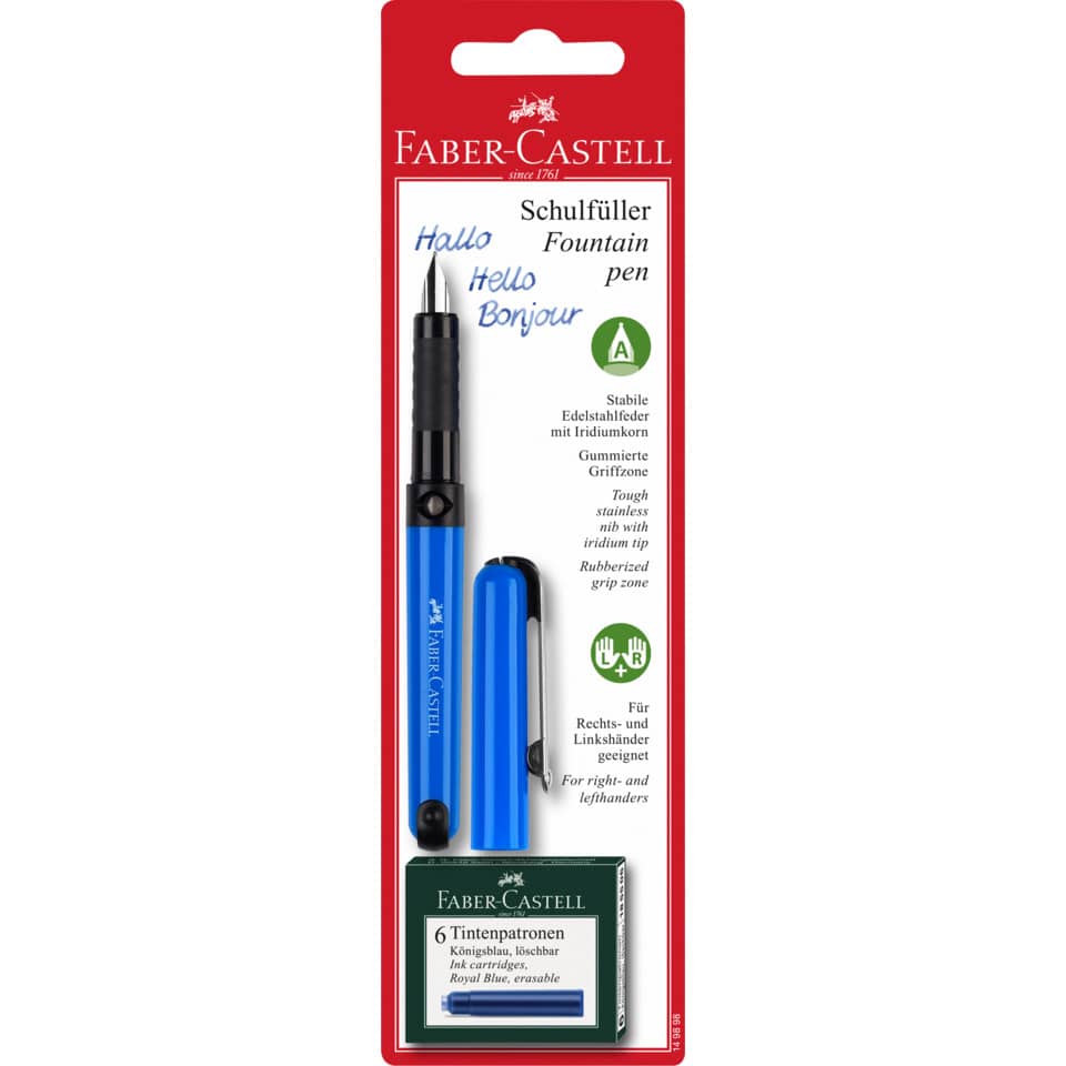 Füllfederhalter Patrone A+6 Patronen FABER CASTELL 149898 FABER CASTELL 149898 +6Patronen