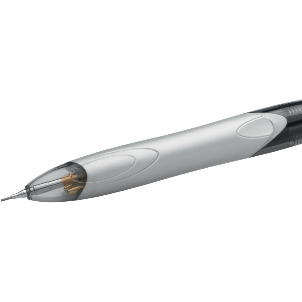 Mehrfarb-Druckkugelschreiber 4 Colours® 3+1 HB, 0,4/0,7 mm, grau BIC 942104 BIC 942104  4Colours