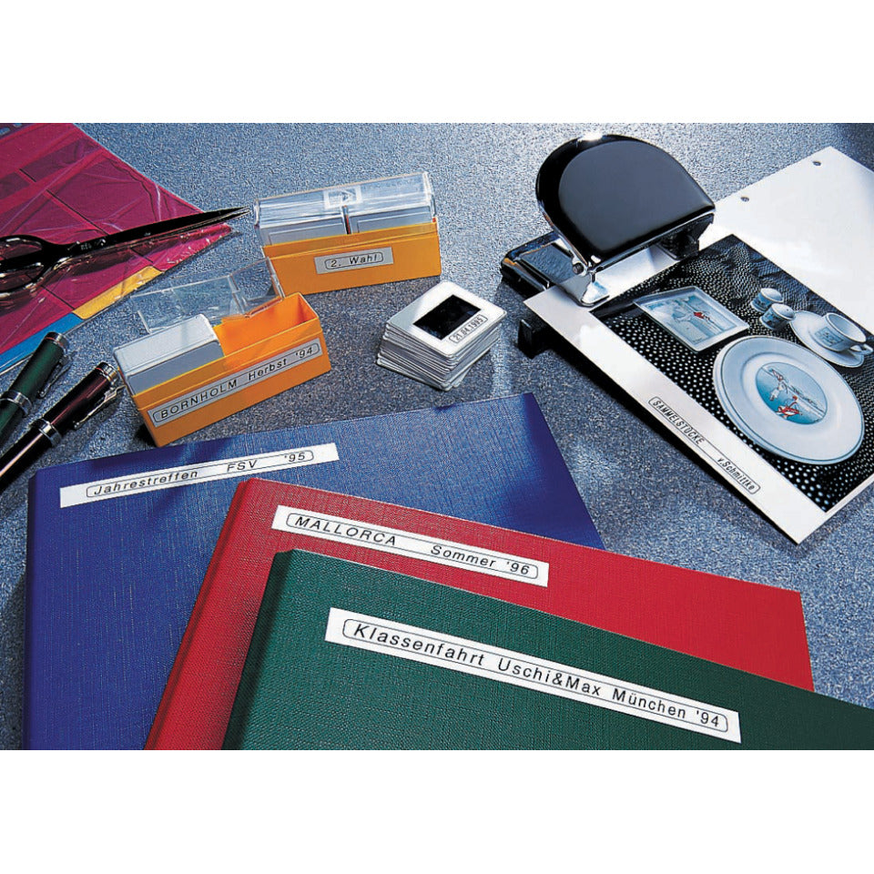 Schriftband unlaminiert, 12mmx4m, schwarz/weiß BROTHER MK231SBZ BROTHER MK231SBZ unlaminiert