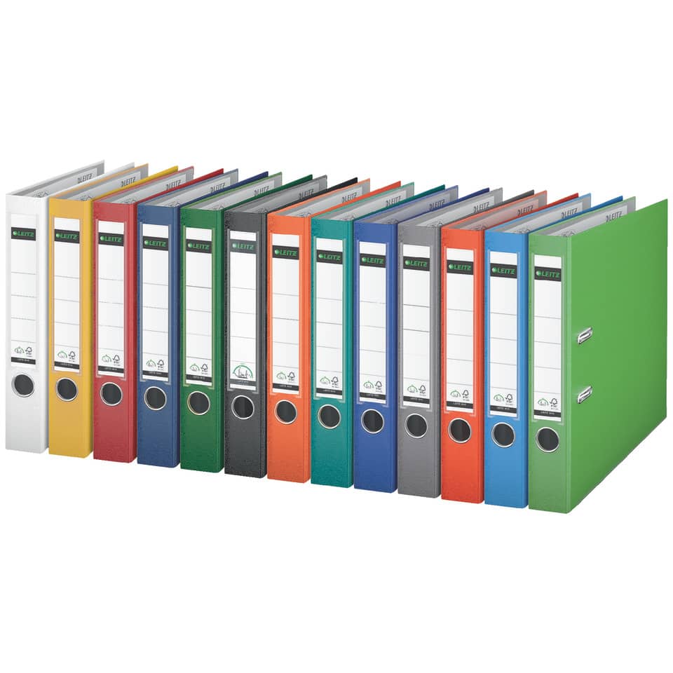 Qualitäts-Ordner 180° Plastik, A4, 52mm, weiß LEITZ 1015-50-01 LEITZ 1015-50-01 180° Mechanik