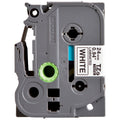 Schriftbandkassette, TZe-251CIV, 24 mm breit / 8 m lang, schwarz auf weiß, laminiert BROTHER TZE251CIV BROTHER TZE251CIV 24mm 8m