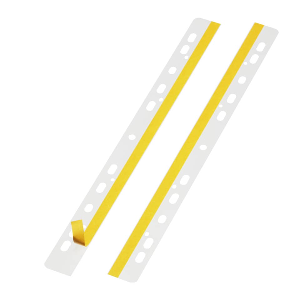 Heftstreifen Filefix® - selbstklebend, 25 x 295 mm, PET, transparent, 50 Stück DURABLE 8064 19 DURABLE 8064 19 297x25MM
