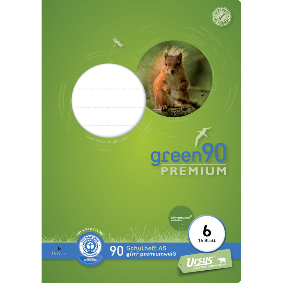 Schulheft Premio, DIN A5, blanko, LIN6, 16 Blatt STAUFEN PREMIO 040780006 STAUFEN PREMIO 040780006 90g